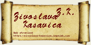Živoslava Kasavica vizit kartica